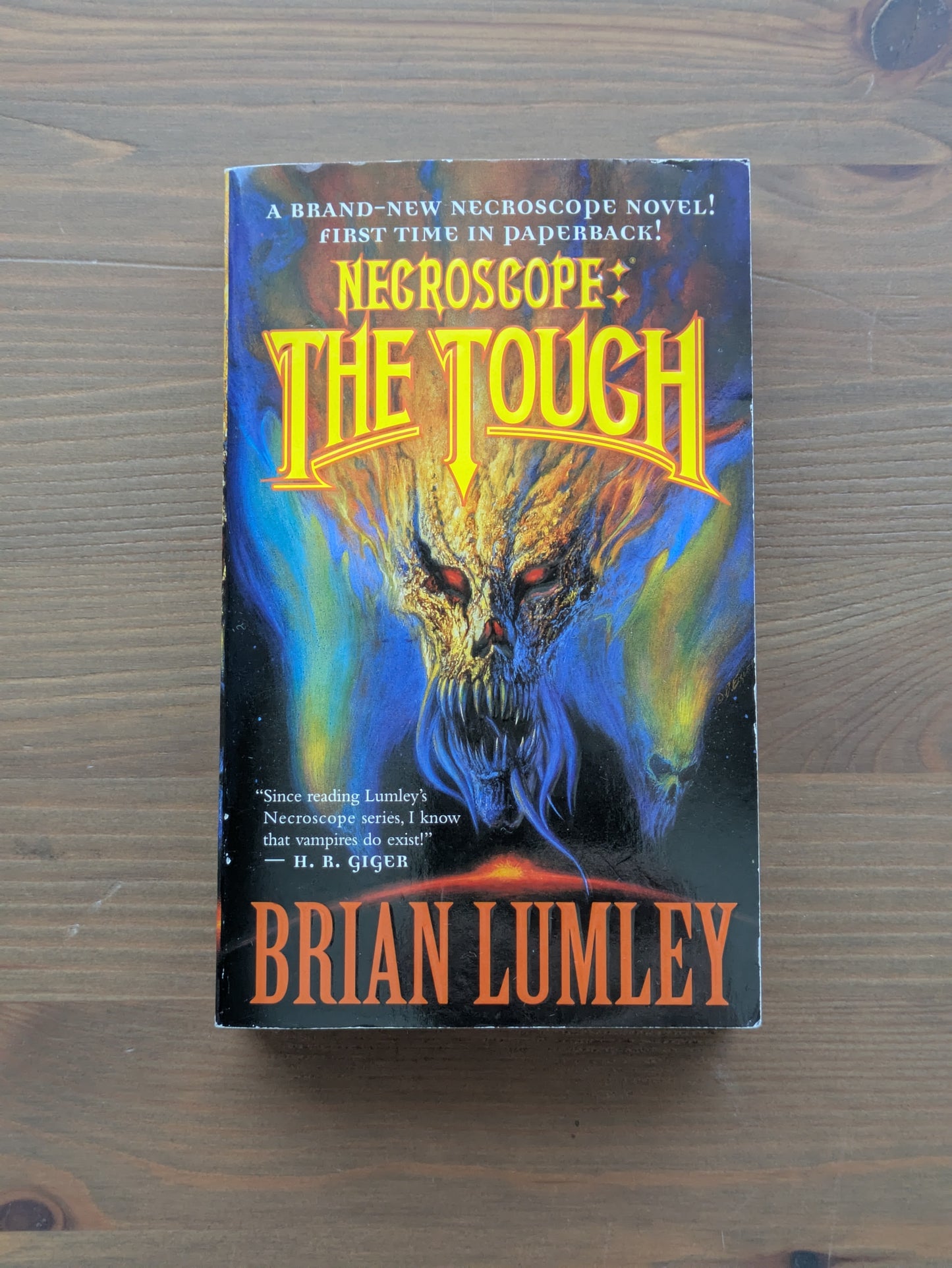 Necroscope: The Touch (Necroscope #14) by Brian Lumley - Vintage Paperback