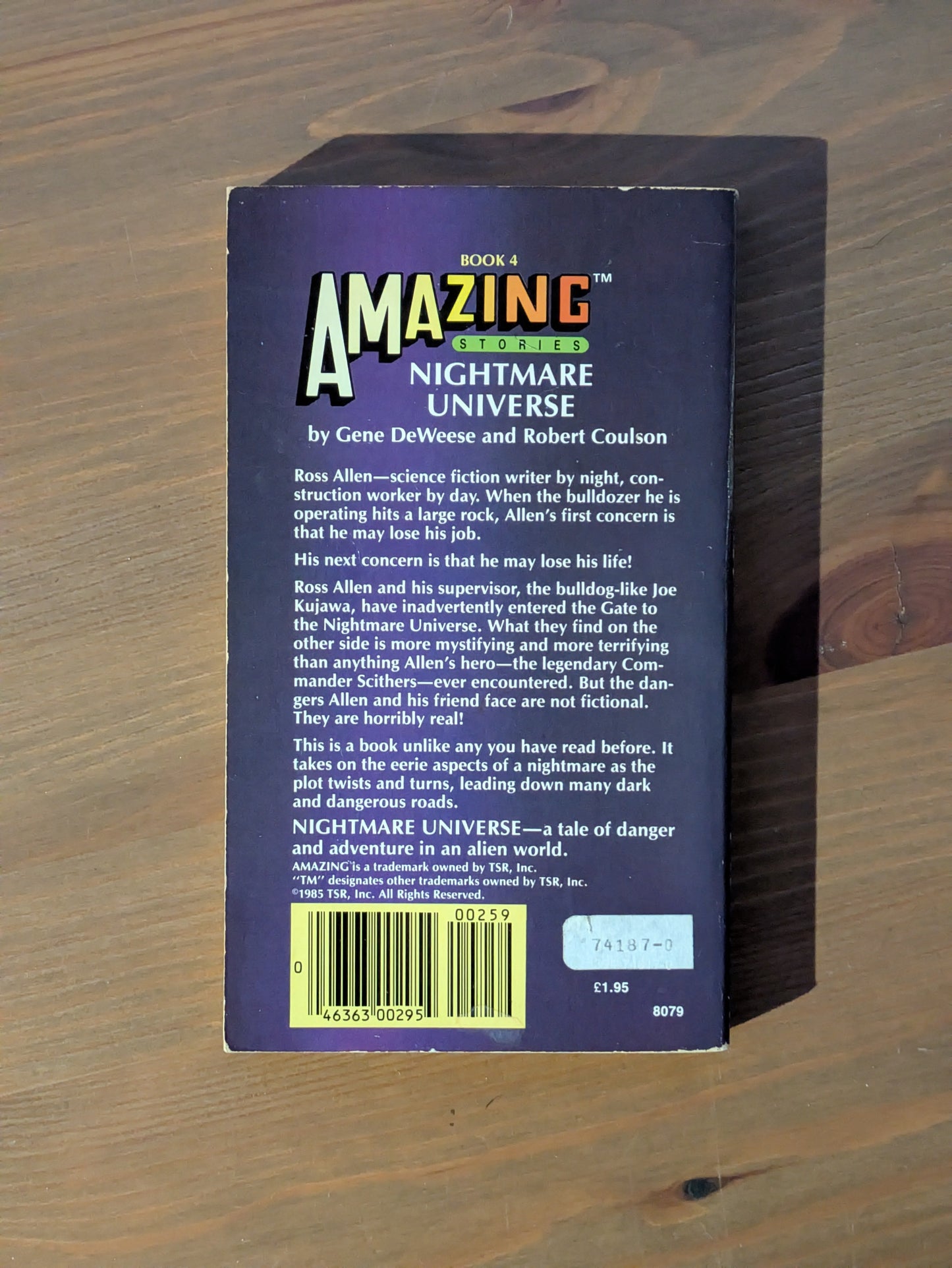 Nightmare Universe (Amazing Stories #4) by Gene DeWeese, Robert Coulson