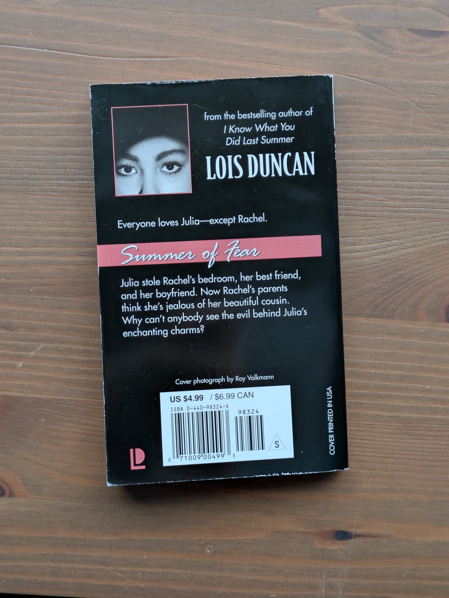 Summer of Fear (Vintage Paperback) by Lois Duncan