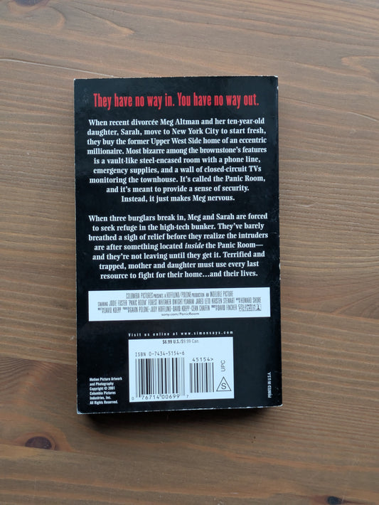 Panic Room (Vintage Tie-In Paperback) by James W. Ellison, David Koepp, Paul Bénita