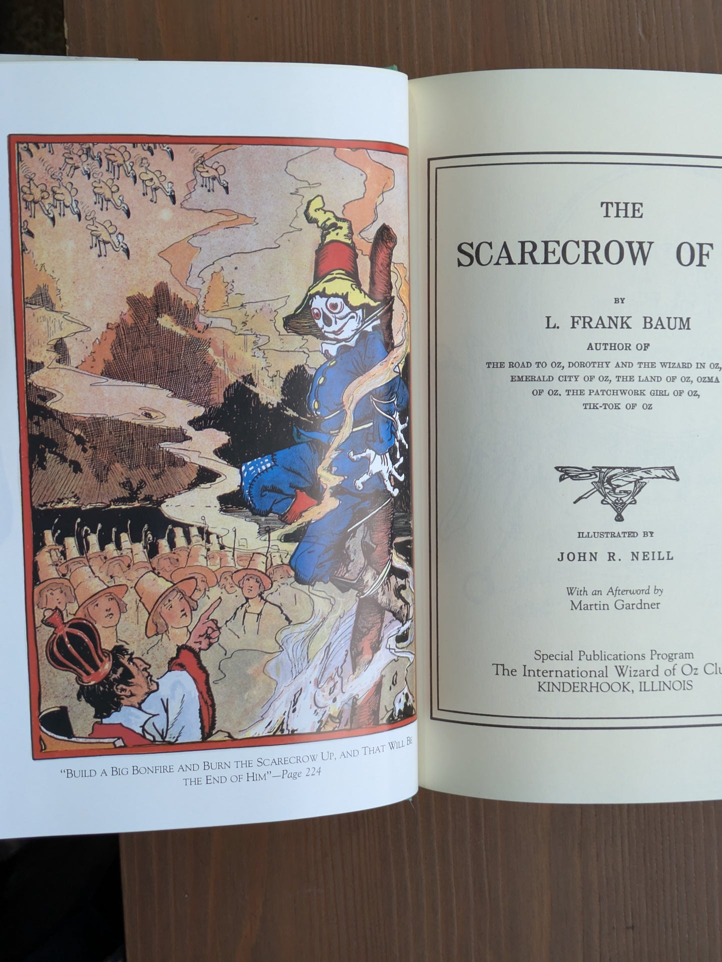 Scarecrow of Oz, The (Wizard of Oz #9) by L. Frank Baum - Vintage Hardcover