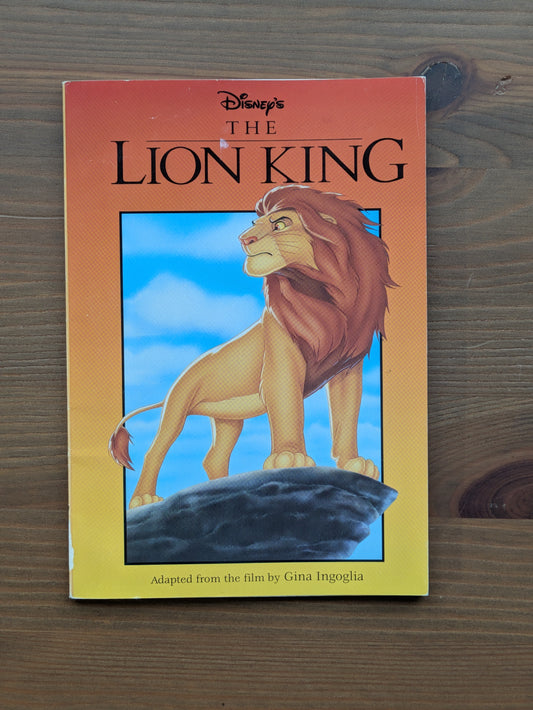 Lion King, The (Disney Tie-In Novelization) by Gina Ingoglia - Vintage Paperback