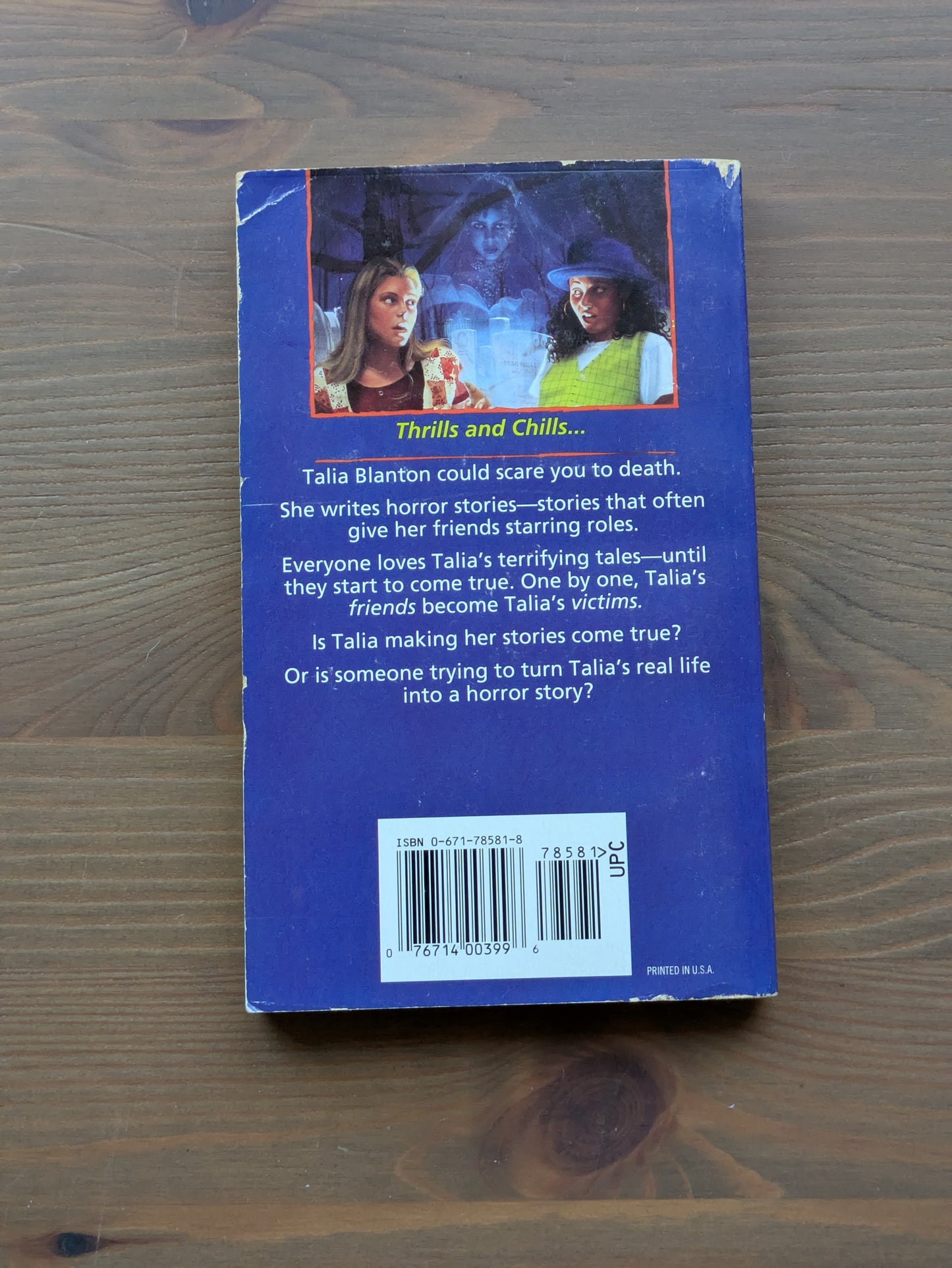 Thrill Club, The (Fear Street #24) by R.L. Stine - Vintage Paperback