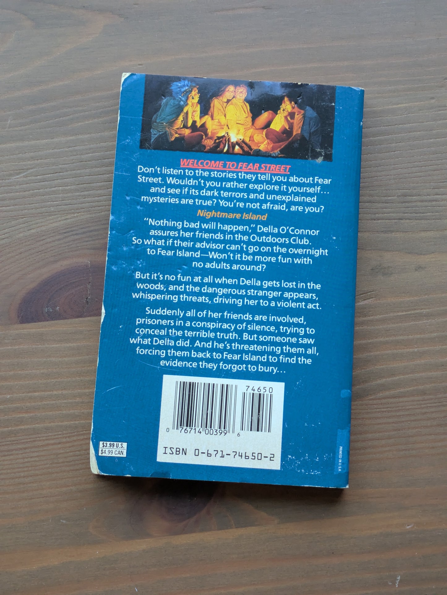 Overnight, The (Fear Street #4) by R.L. Stine - Vintage Paperback