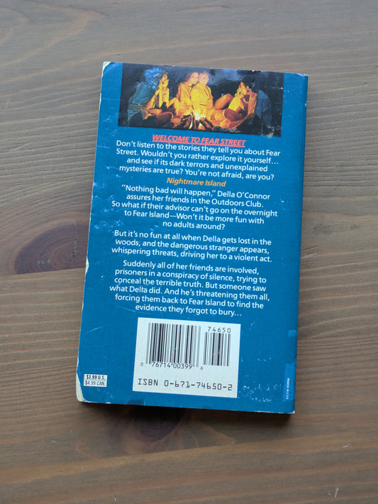 Overnight, The (Fear Street #4) by R.L. Stine - Vintage Paperback