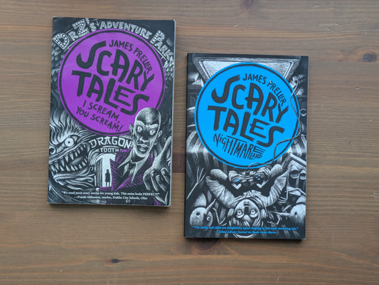 Scary Tales (Volumes 2 & 4) by James Preller Stories Anthologies Kids - Paperback Set