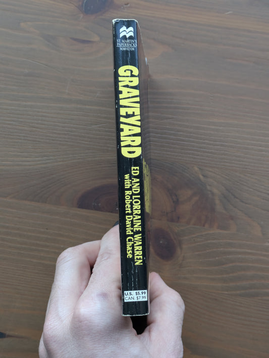 Graveyard (Rare Vintage Paperback) by Lorraine Warren, Ed Warren, Robert David Chase