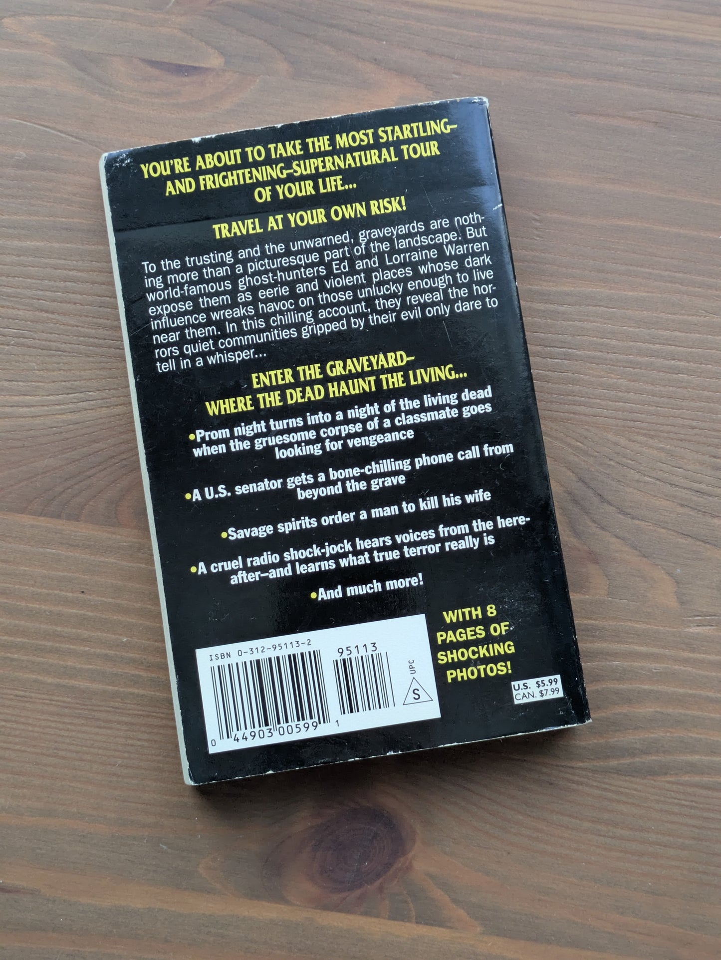 Graveyard (Rare Vintage Paperback) by Lorraine Warren, Ed Warren, Robert David Chase