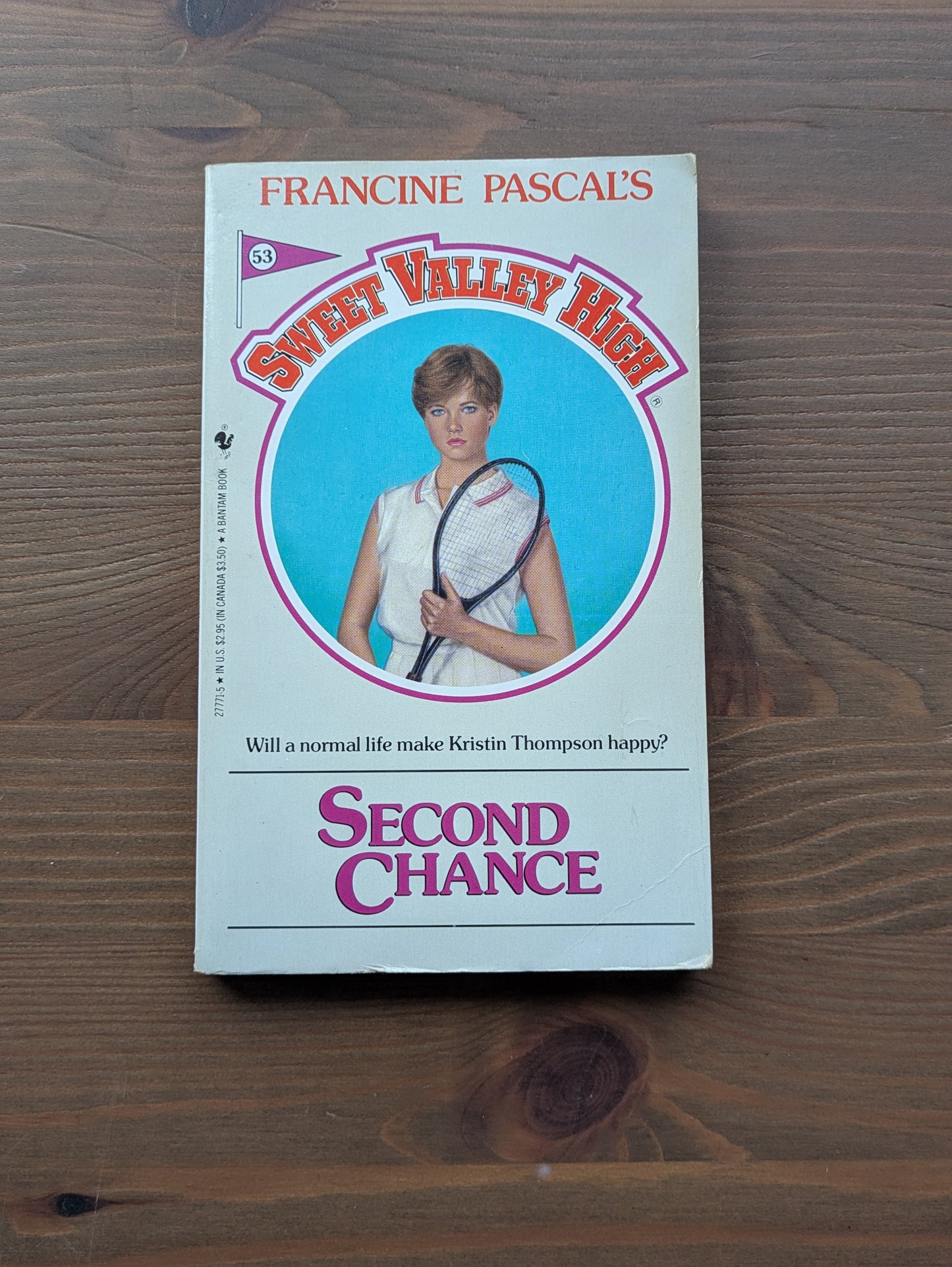 Second Chance (Sweet Valley High #53) by Francine Pascal, Kate William - Vintage Paperback