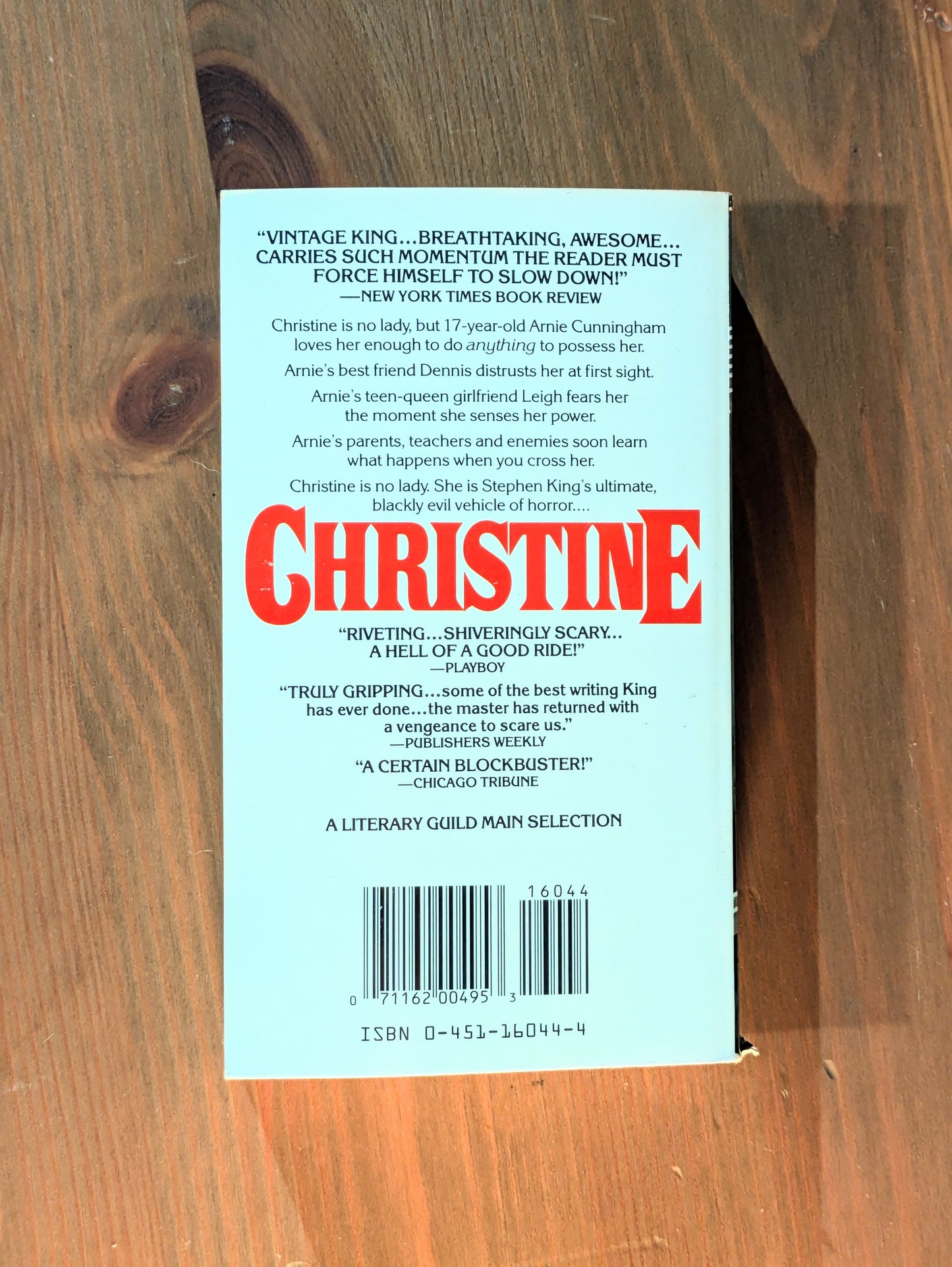 Christine (Vintage Paperback) by Stephen King