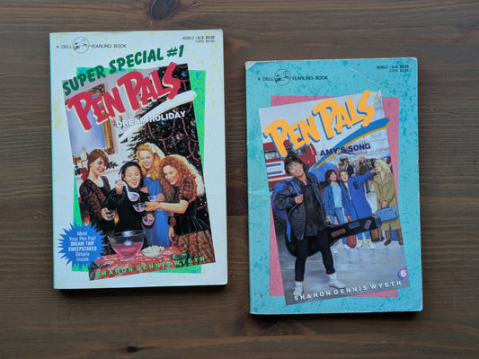 Amy's Song & Dream Holiday (Pen Pals Super Special Edition) by Sharon Denis Wyeth - Vintage Paperbacks