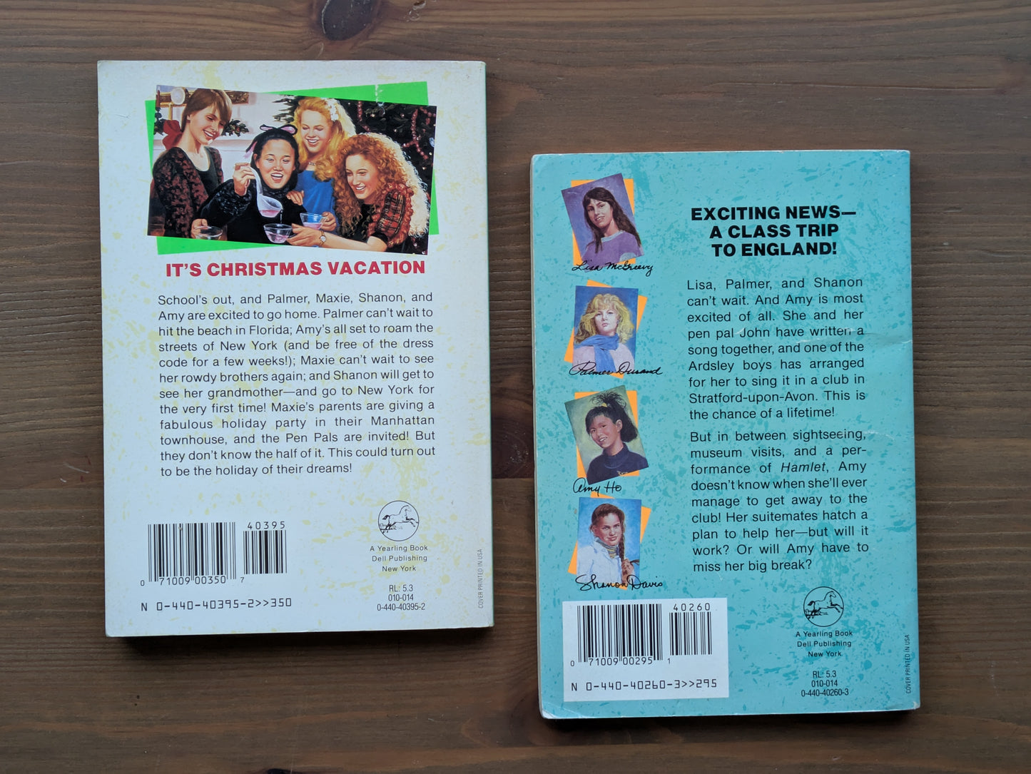 Amy's Song & Dream Holiday (Pen Pals Super Special Edition) by Sharon Denis Wyeth - Vintage Paperbacks