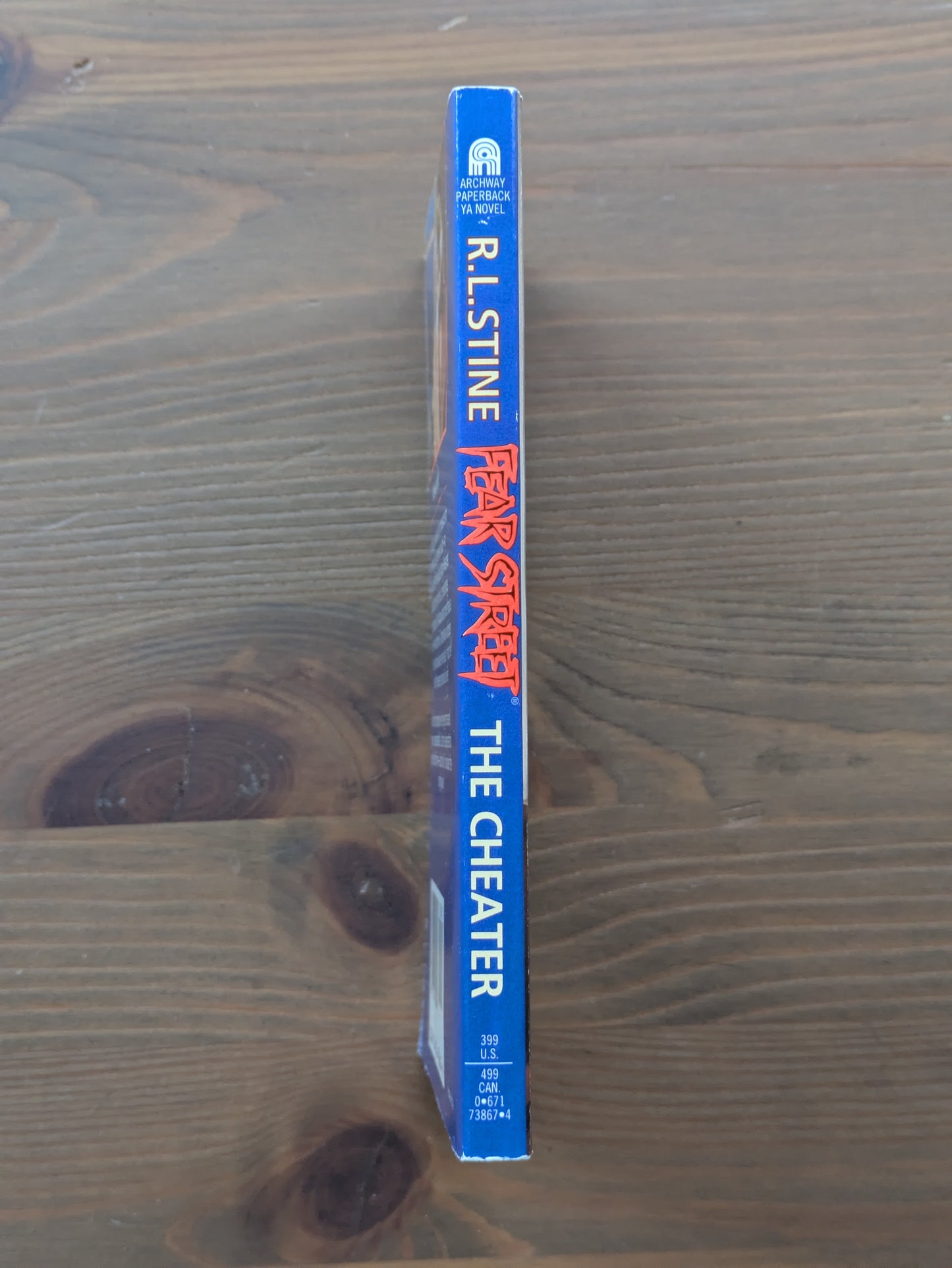 Cheater, The (Fear Street #18) by R.L. Stine - Vintage Paperback