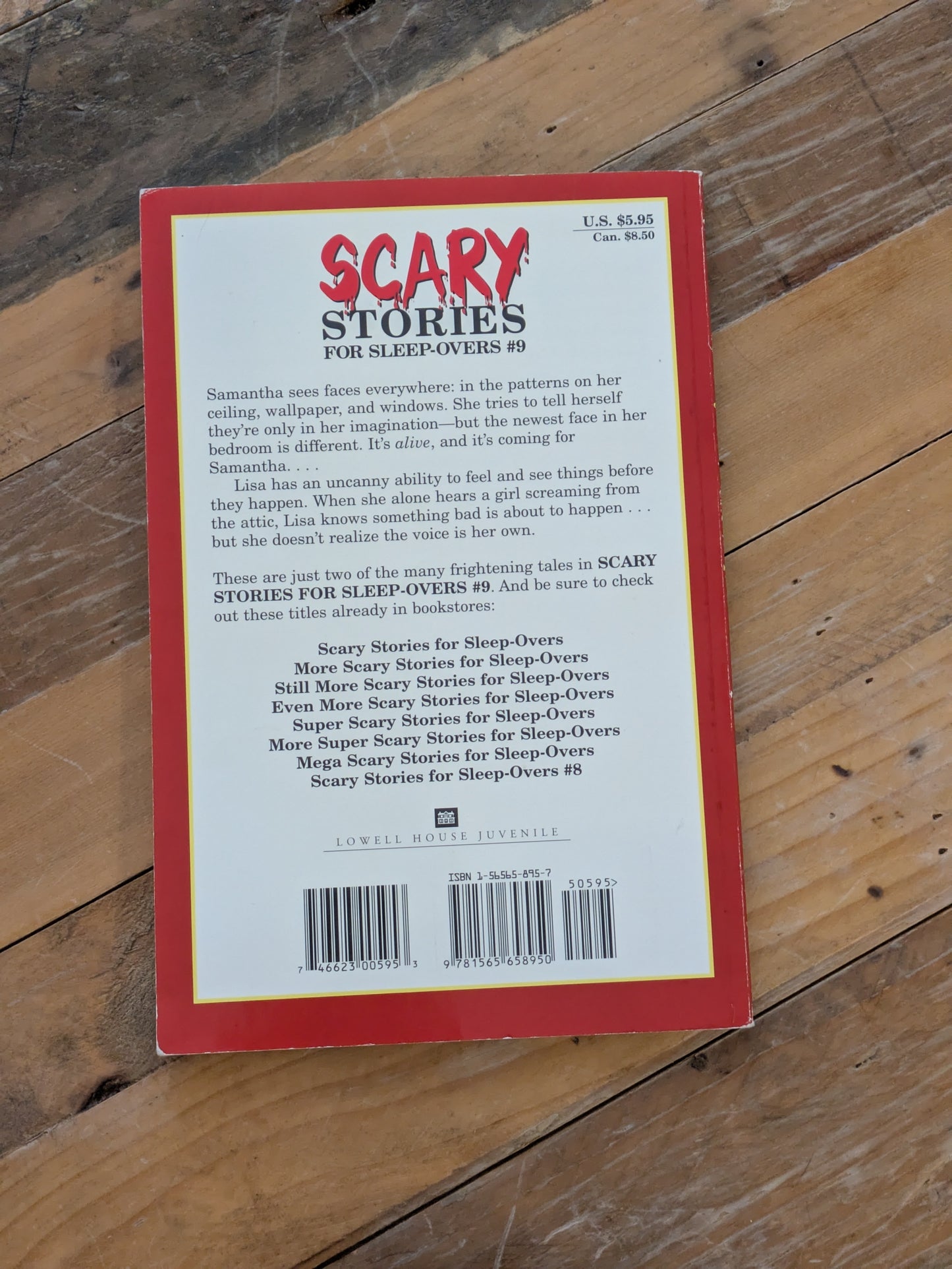Scary Stories for Sleep-overs #9 (Vintage Paperback) by Allen B. Ury