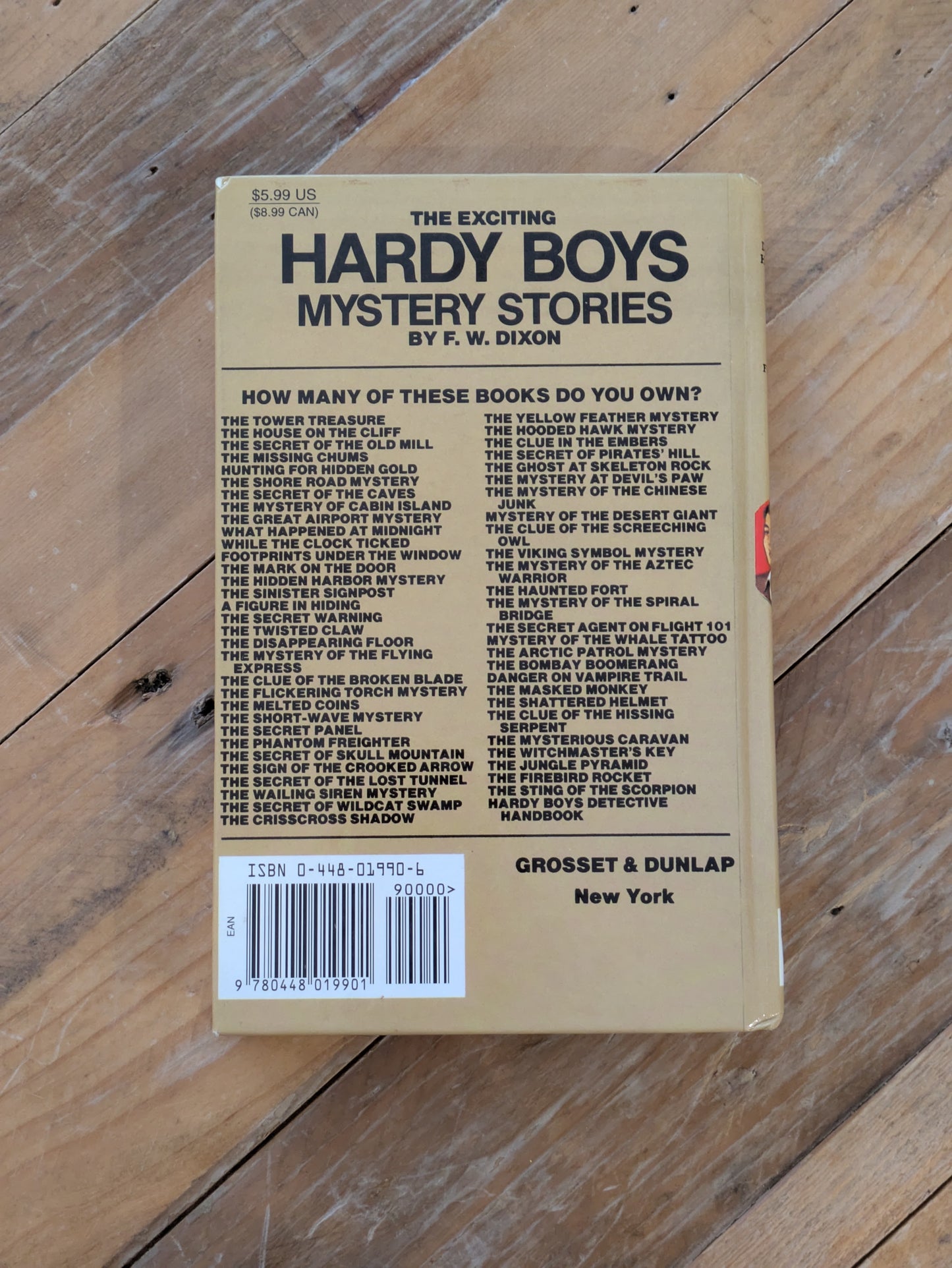 Hardy Boys Detective Handbook, The (Hardcover) by Franklin W. Dixon, D.A. Spina, William F. Flynn