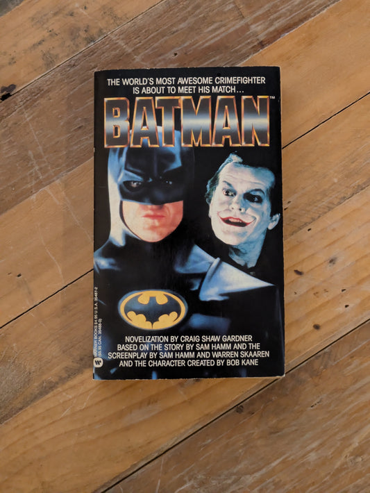 BATMAN (1989 Paperback) Screenplay Novelization by Craig Shaw Gardiner