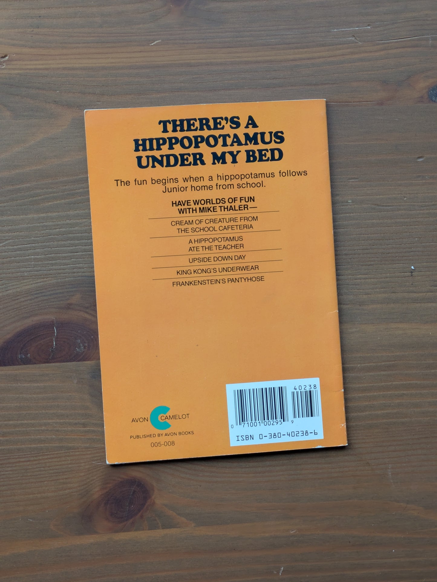 There's a Hippopotamus Under My Bed (Vintage Paperback) by Mike Thaler