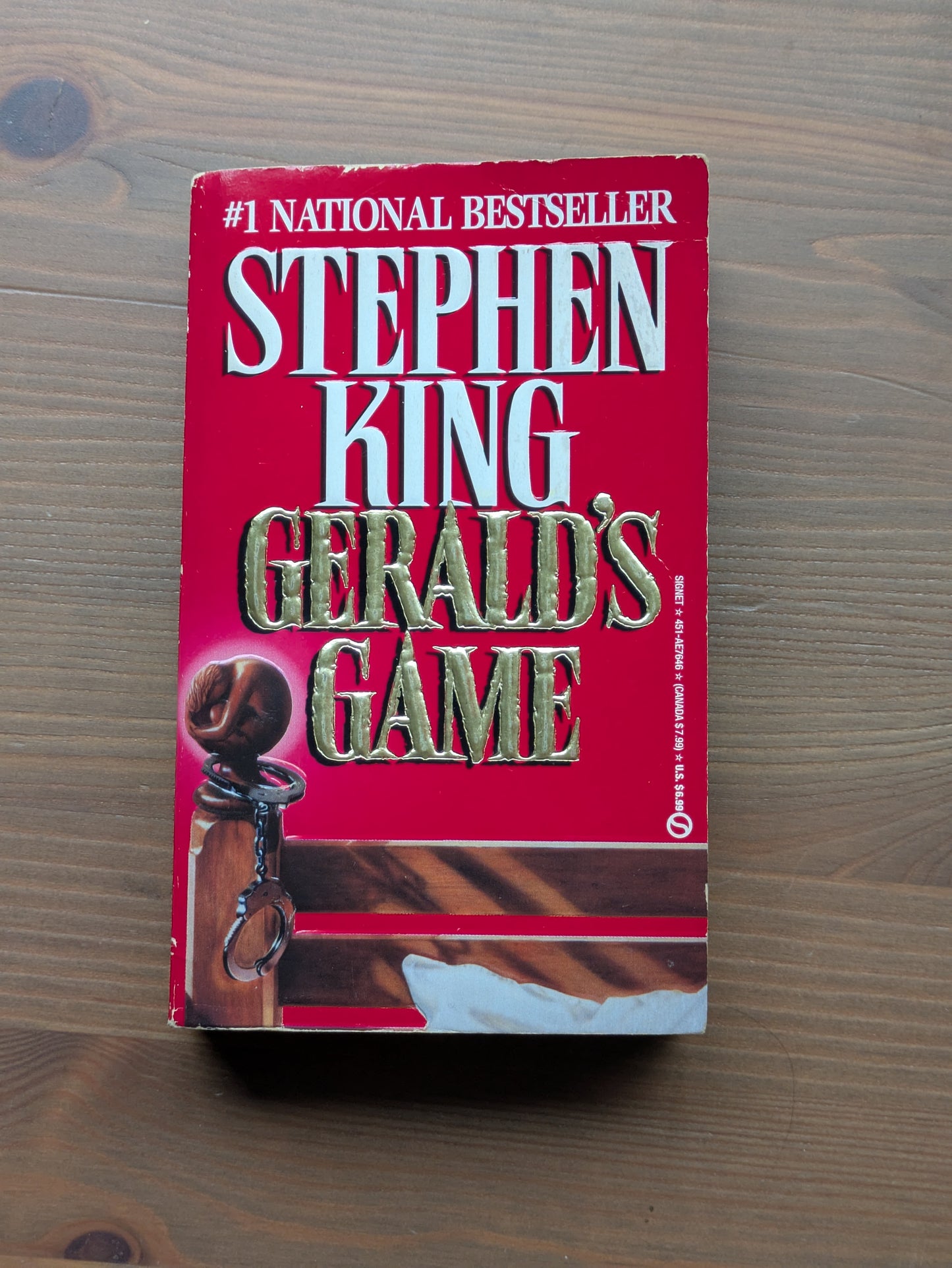 Gerald's Game (Vintage Paperback) by Stephen King