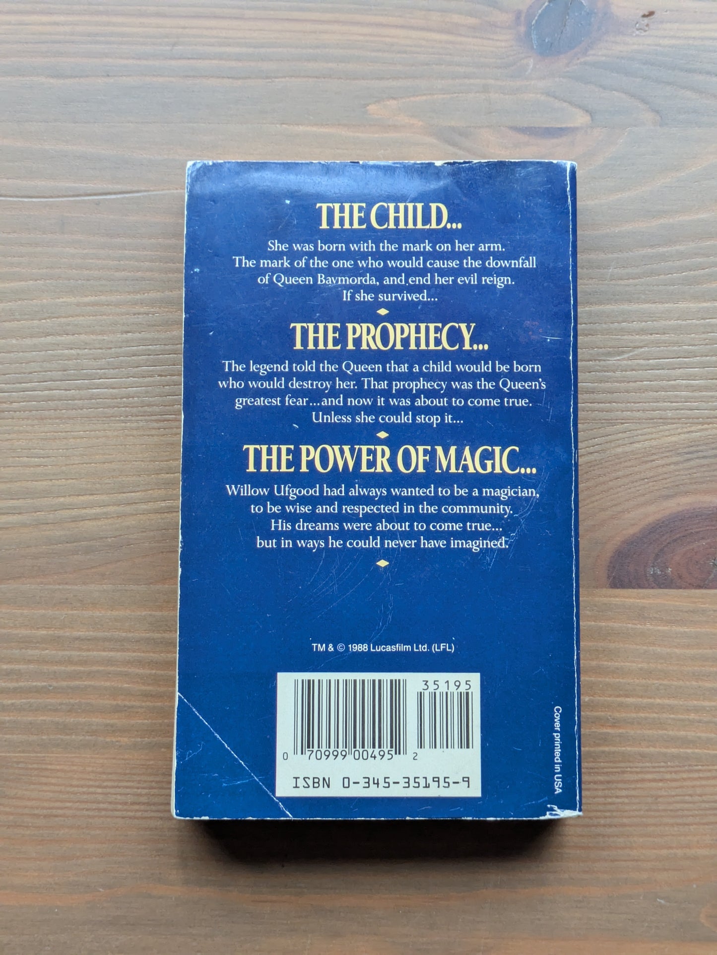 Willow (Vintage Tie-In Paperback) by Wayland Drew, George Lucas