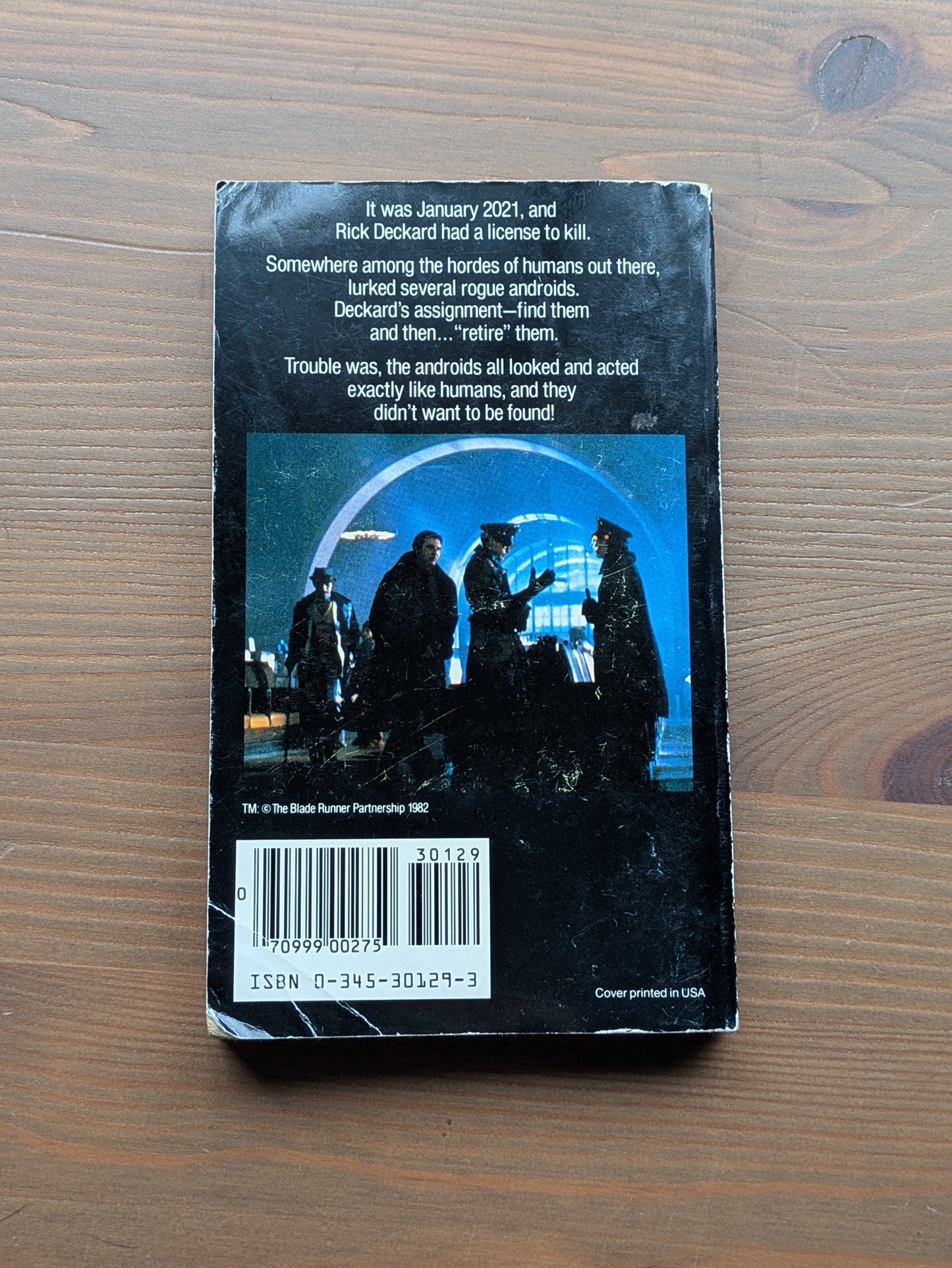 Blade Runner (Do Androids Dream of Electric Sheep?) by Philip K. Dick - Vintage Tie-In Paperback