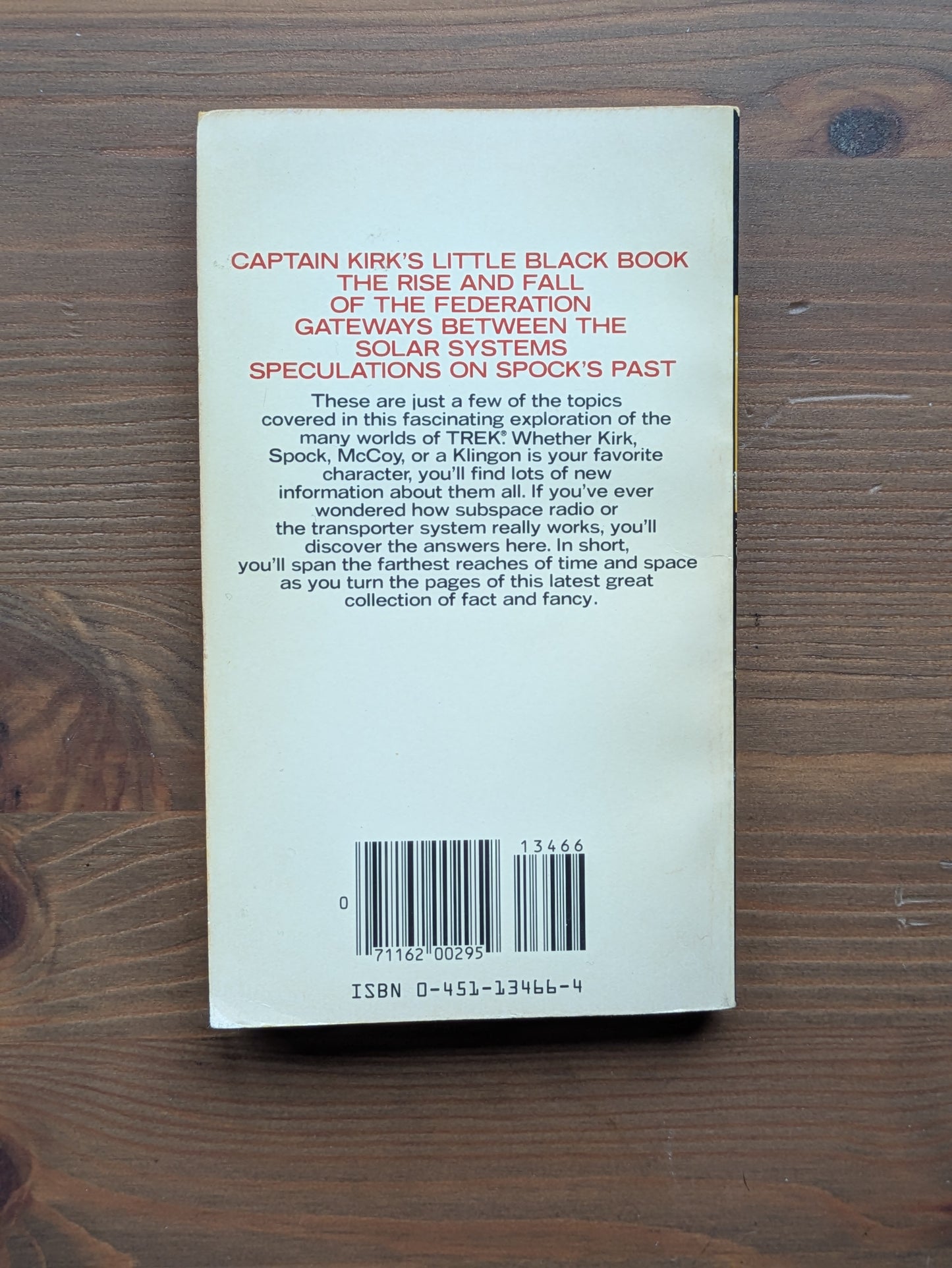 Best of Trek #2, The (From the Magazine for Star Trek Fans) Vintage Paperback