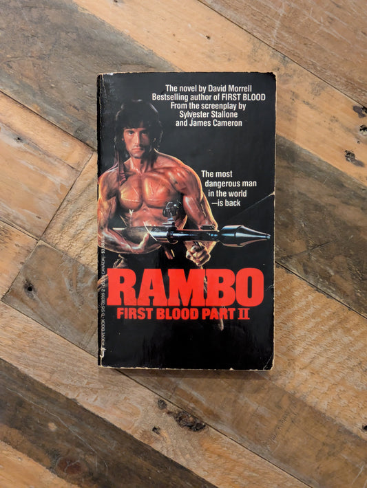 Rambo: First Blood Part II (Vintage Paperback Tie-In) by David Morrell, James Cameron, Sylvester Stallone