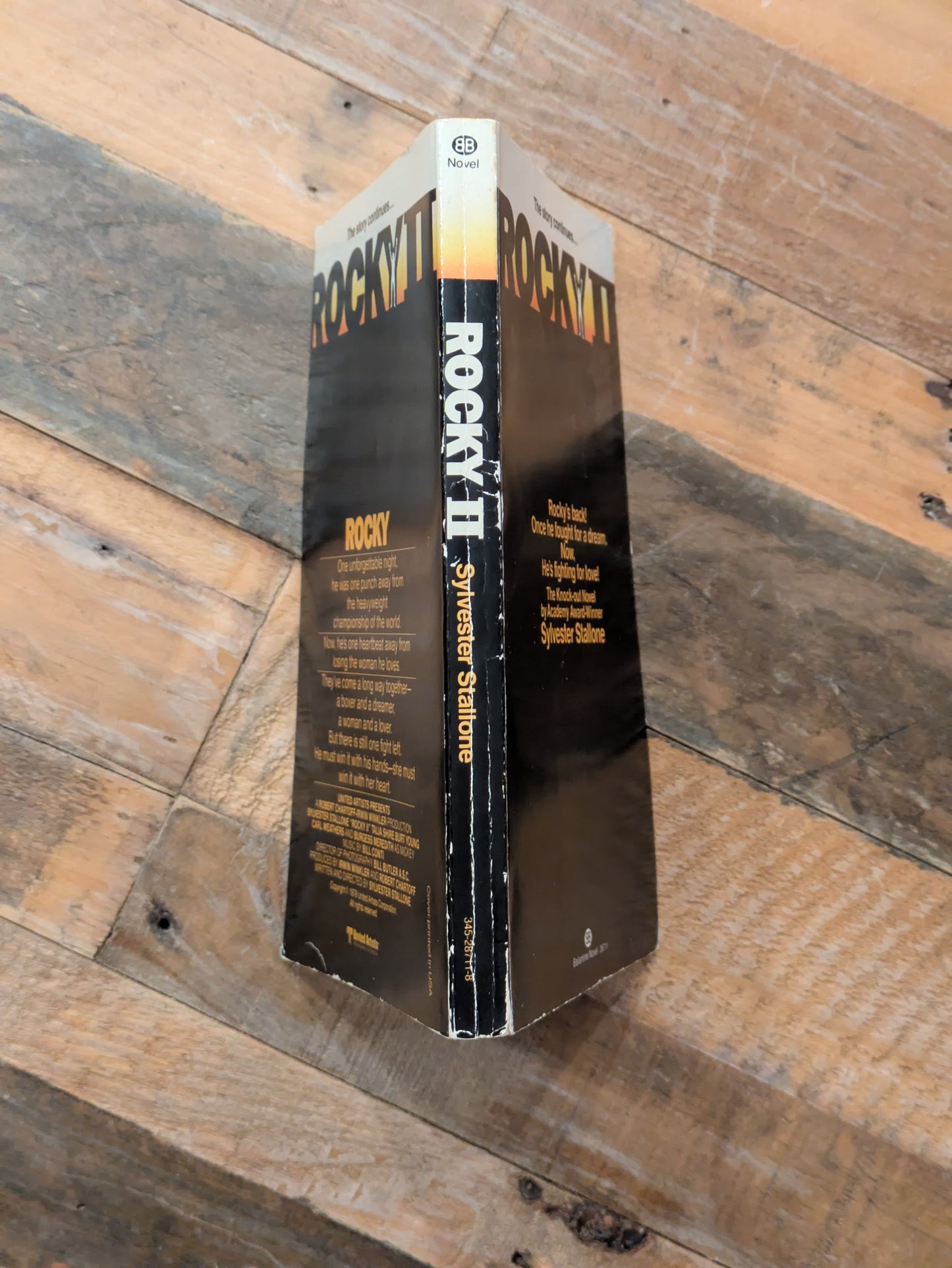 Rocky II (Tie-In Novel) by Sylvester Stallone - Vintage Paperback