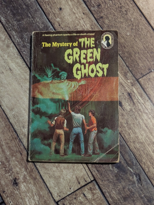 Mystery of the Green Ghost (Alfred Hitchcock & The Three Investigators #4) by Robert Arthur - Vintage Paperback