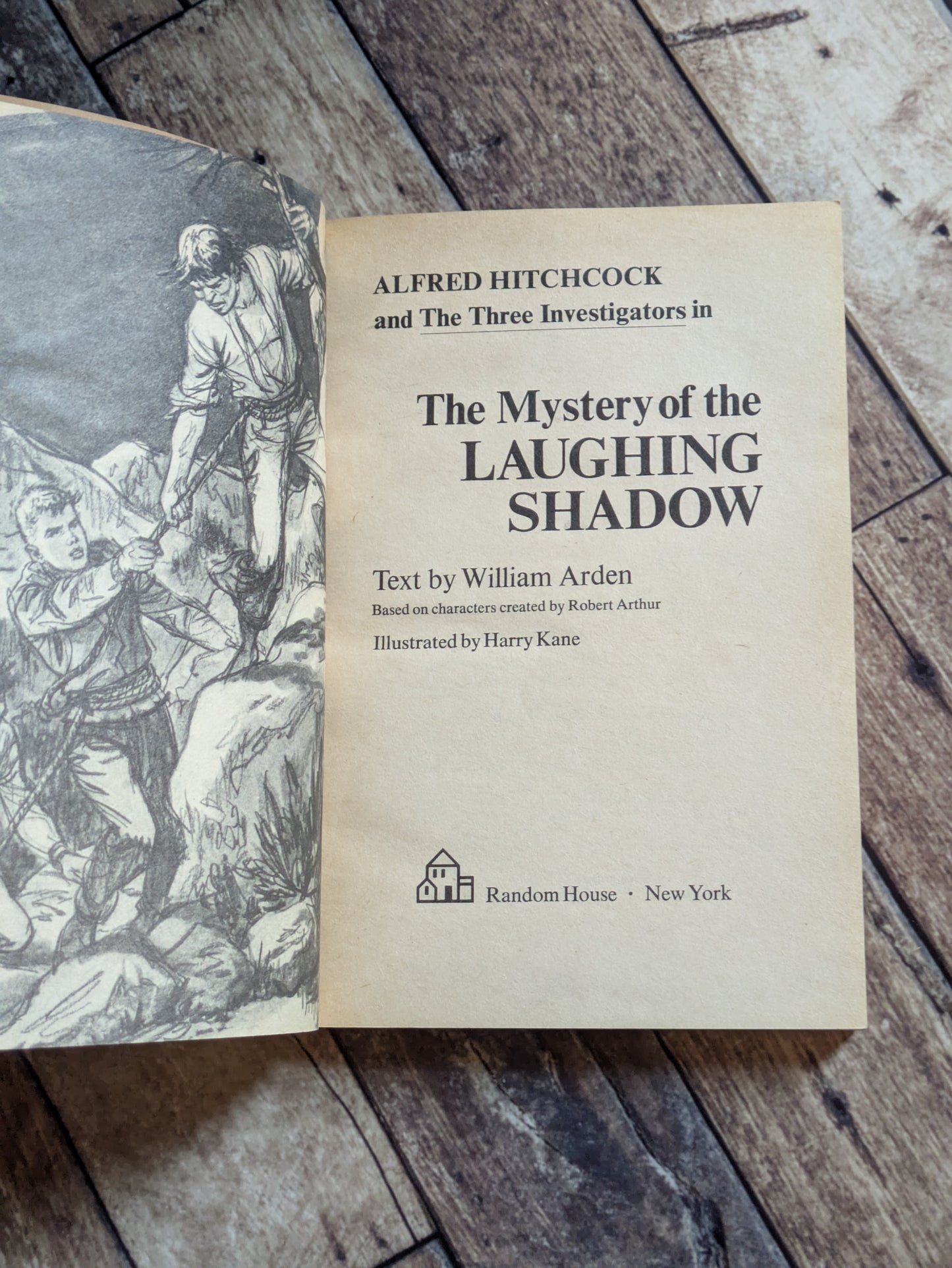 Mystery of Laughing Shadow, The (Hitchcock's Three Investigators #12) by William Arden - Vintage Paperback