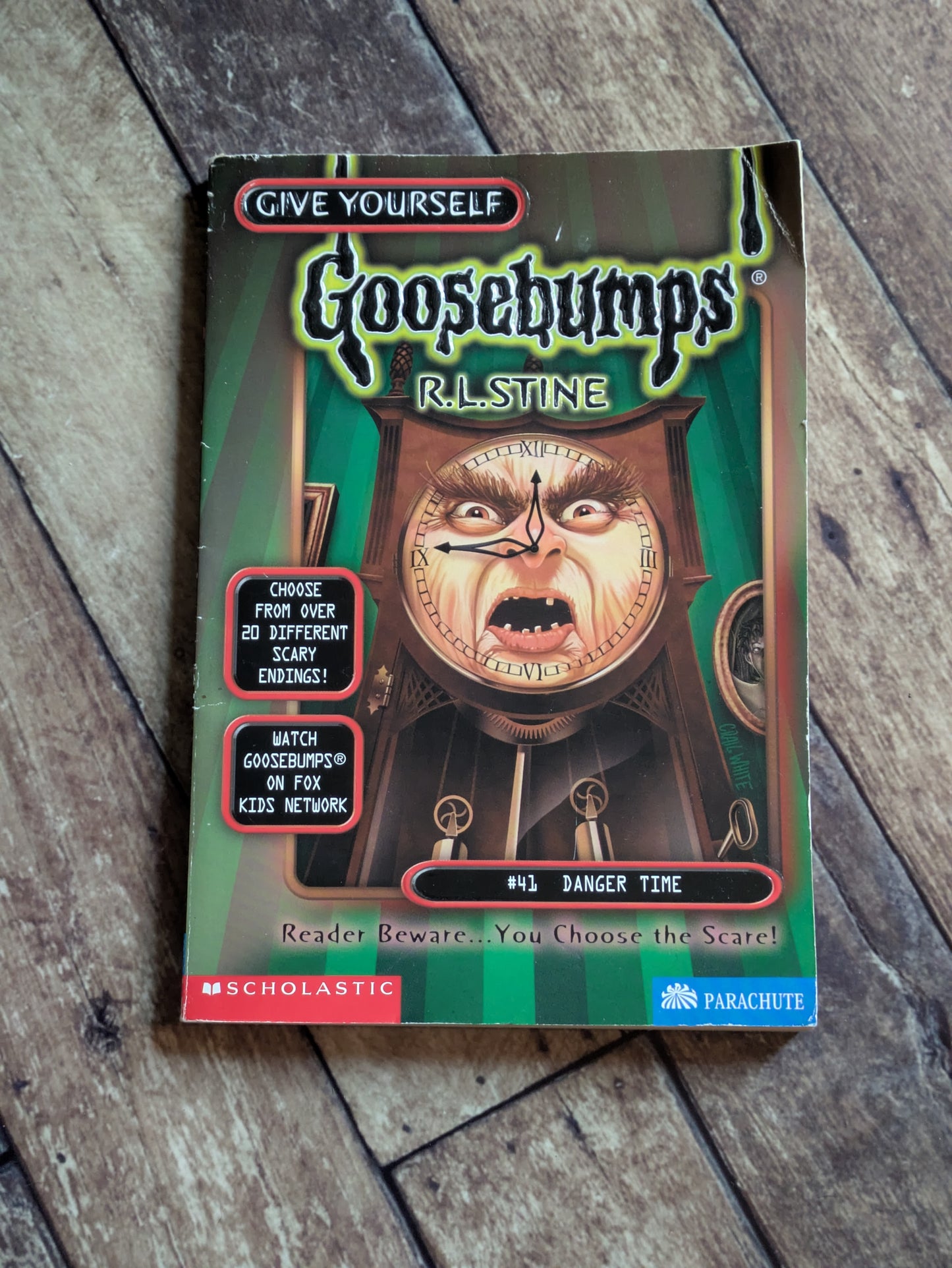 Danger Time (Give Yourself Goosebumps #41) by R.L. Stine - Vintage Paperback