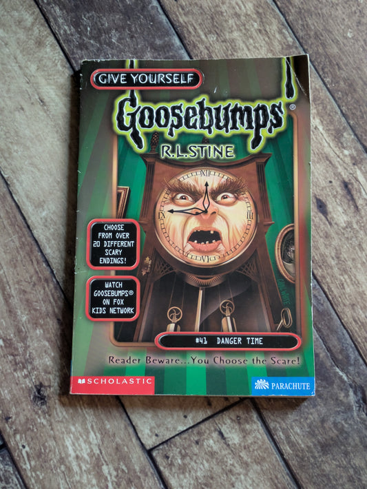 Danger Time (Give Yourself Goosebumps #41) by R.L. Stine - Vintage Paperback