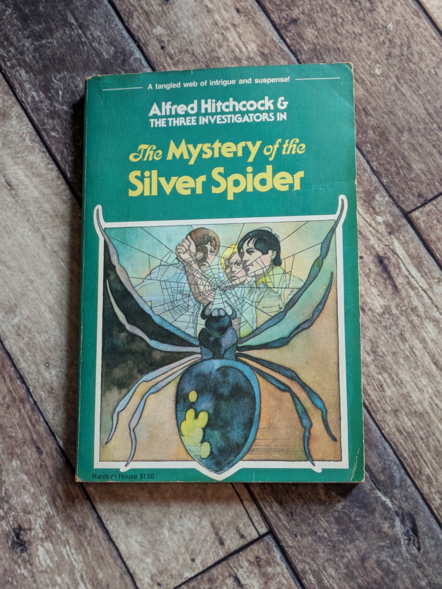 Mystery of the Silver Spider (Classic Three Investigators #8) by Robert Arthur - Vintage Paperback