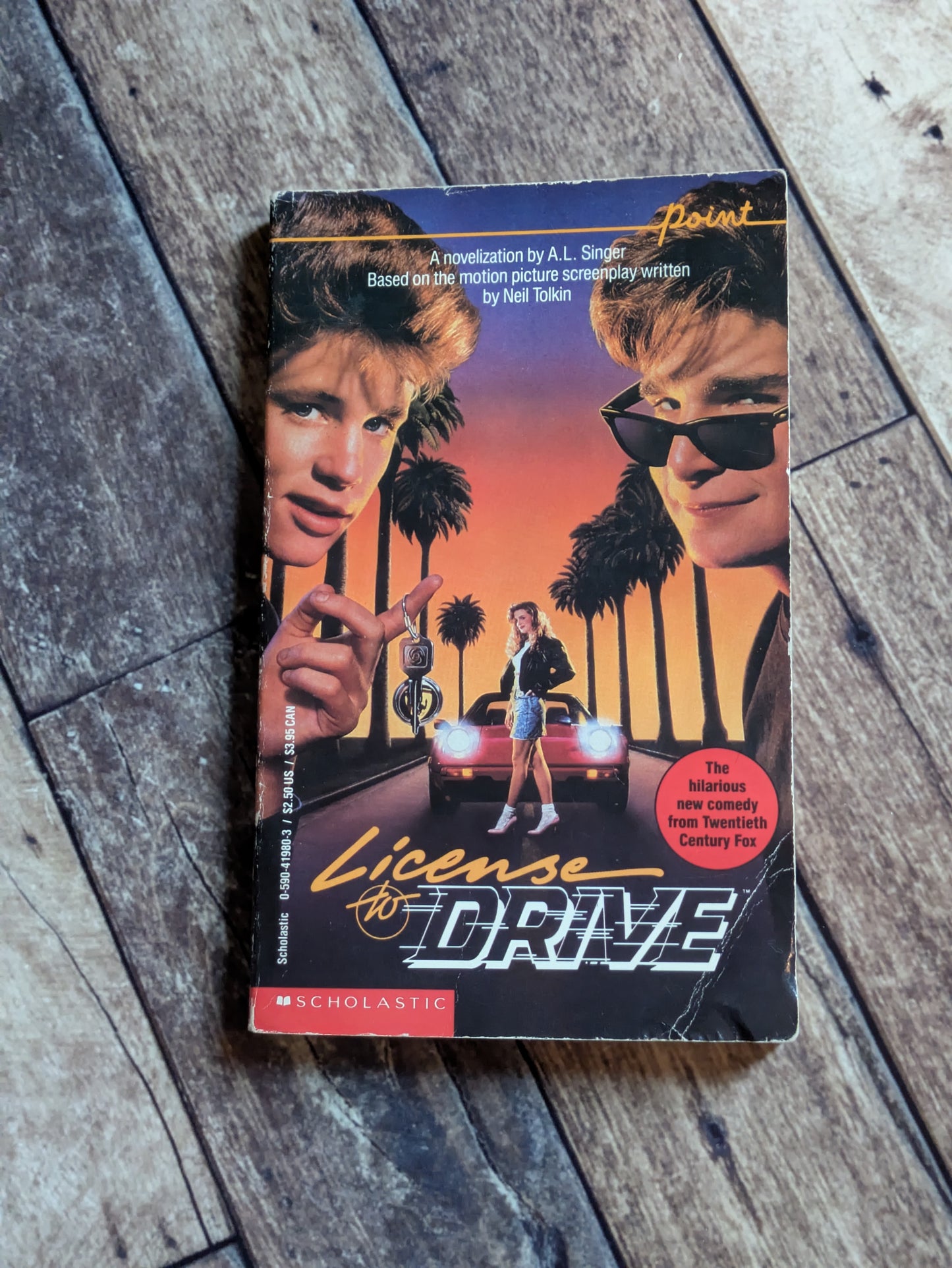 License to Drive (Vintage Tie-In Paperback) by A.L. Singer, Peter Lerangis