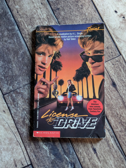 License to Drive (Vintage Tie-In Paperback) by A.L. Singer, Peter Lerangis