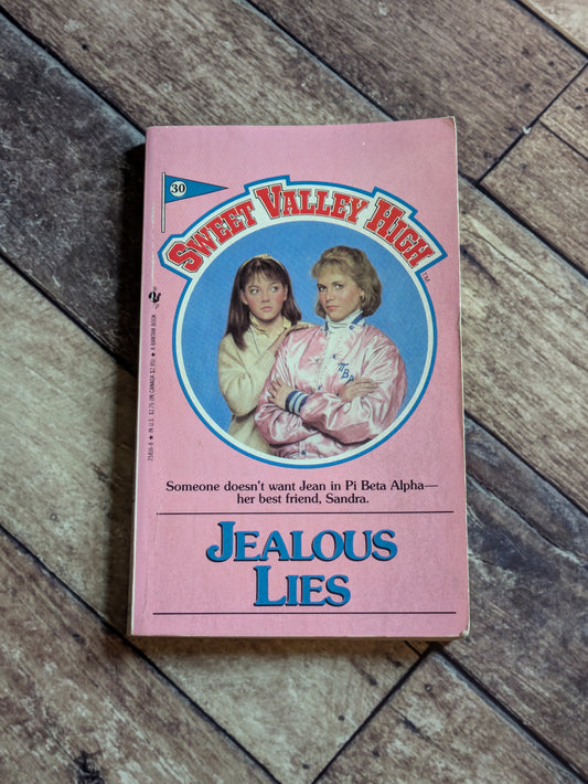 Jealous Lies (Sweet Valley High #30) by Francine Pascal - Vintage Paperback
