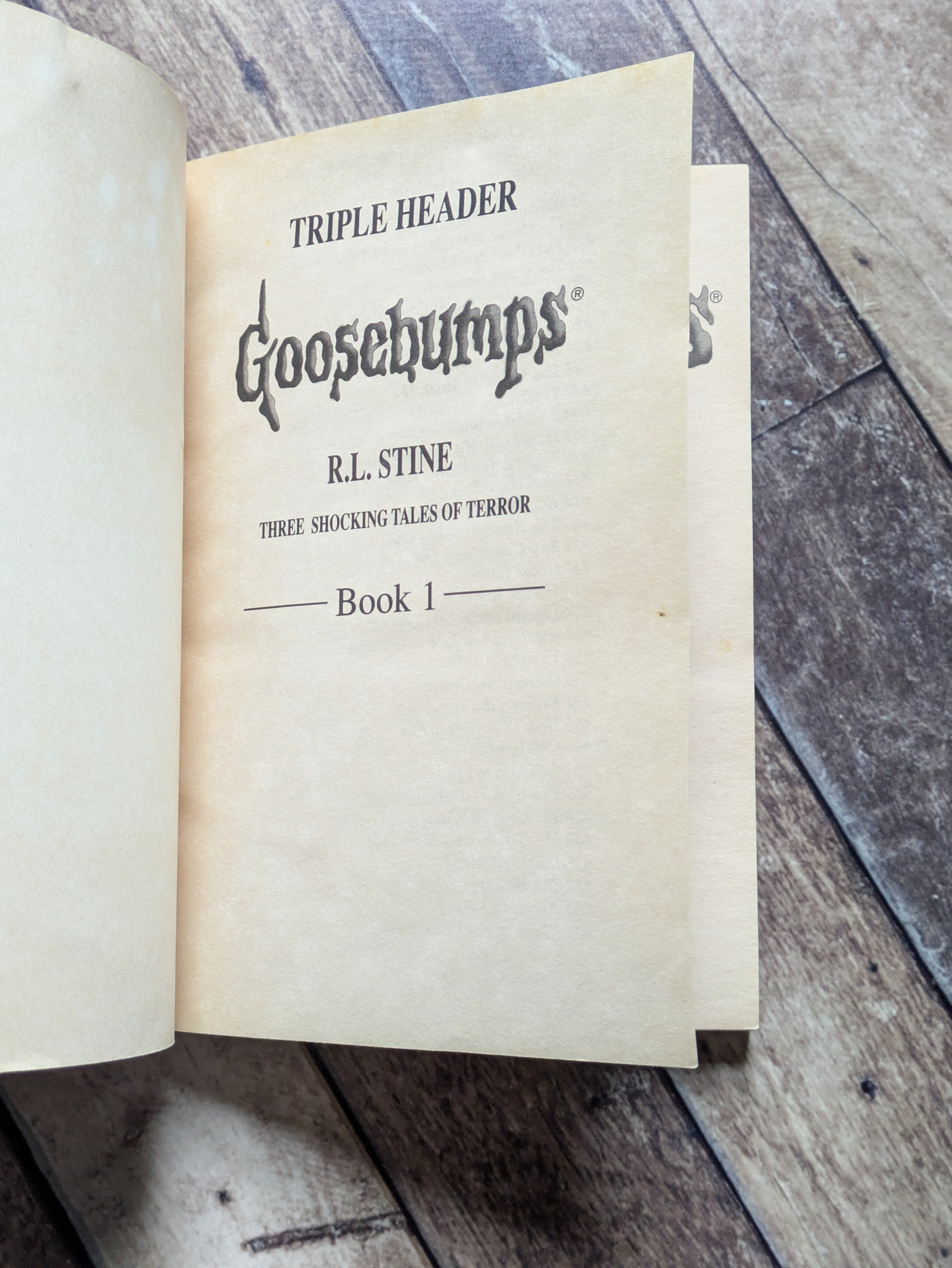 Goosebumps Triple Header (Book 1) Three Shocking Tales of Terror