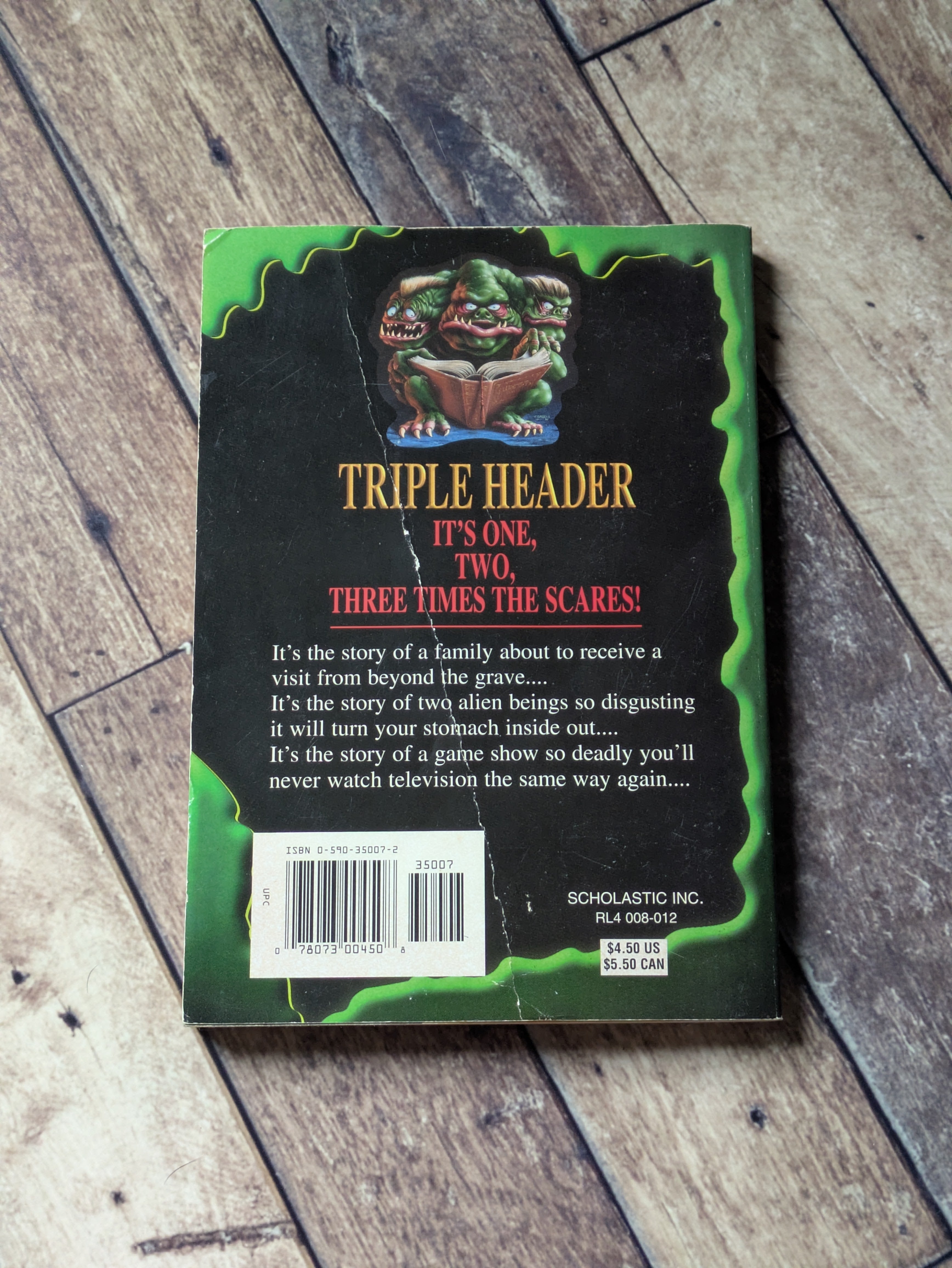 Goosebumps Triple Header (Book 1) Three Shocking Tales of Terror