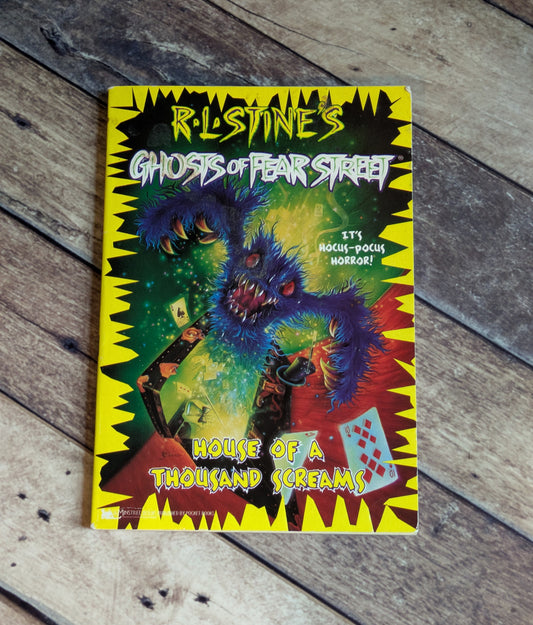 House of a Thousand Screams (Ghosts of Fear Street #17) by R.L. Stine, P. MacFearson - Vintage Paperback