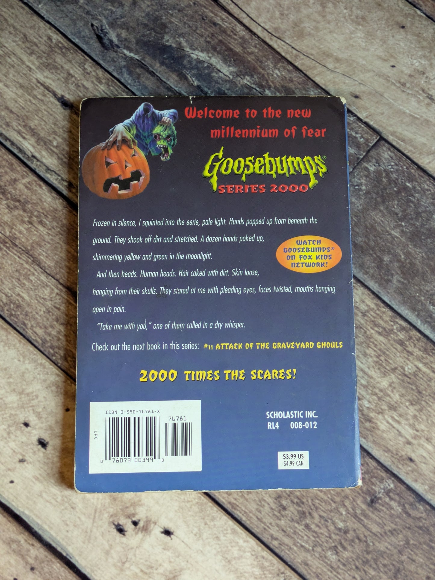 Headless Halloween (Goosebumps 2000 #10) by R.L. Stine - Vintage Paperback