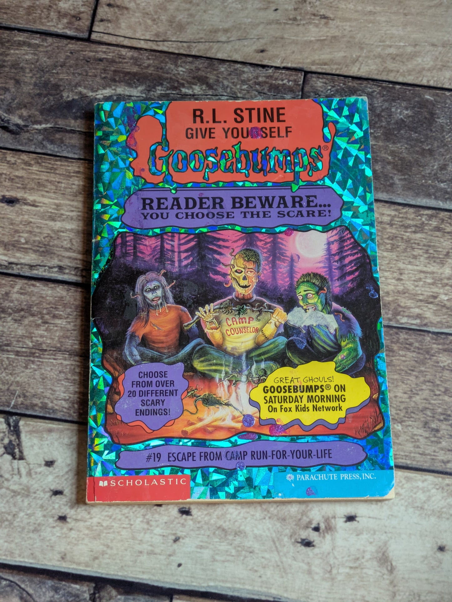 Escape from Camp Run-For-Your Life (Give Yourself Goosebumps #19) by R.L. Stine - Vintage Paperback