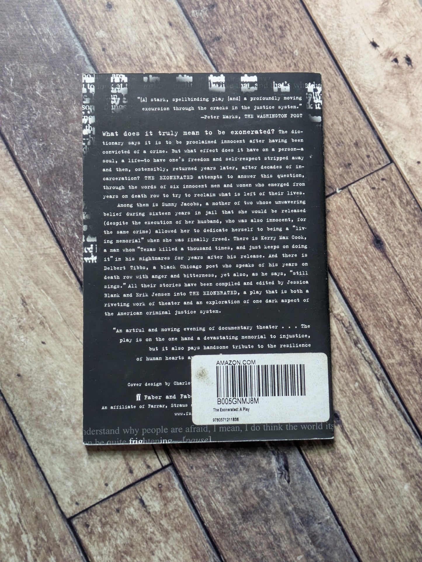 Exonerated: A Play, The (Theatrical Script) by Jessica Blank, Erik Jensen - Paperback