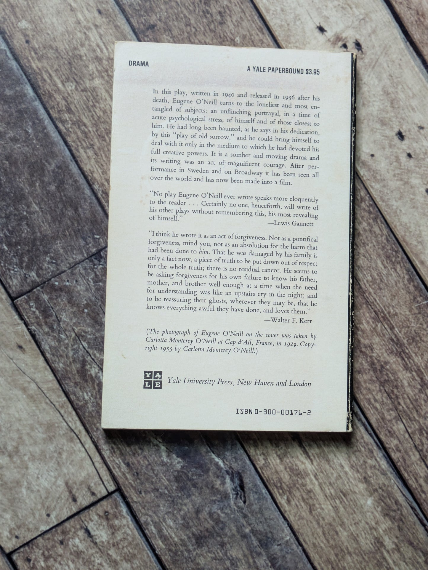 Long Day’s Journey into Night (Theatrical Play) by Eugene O'Neill - Vintage Hardcover