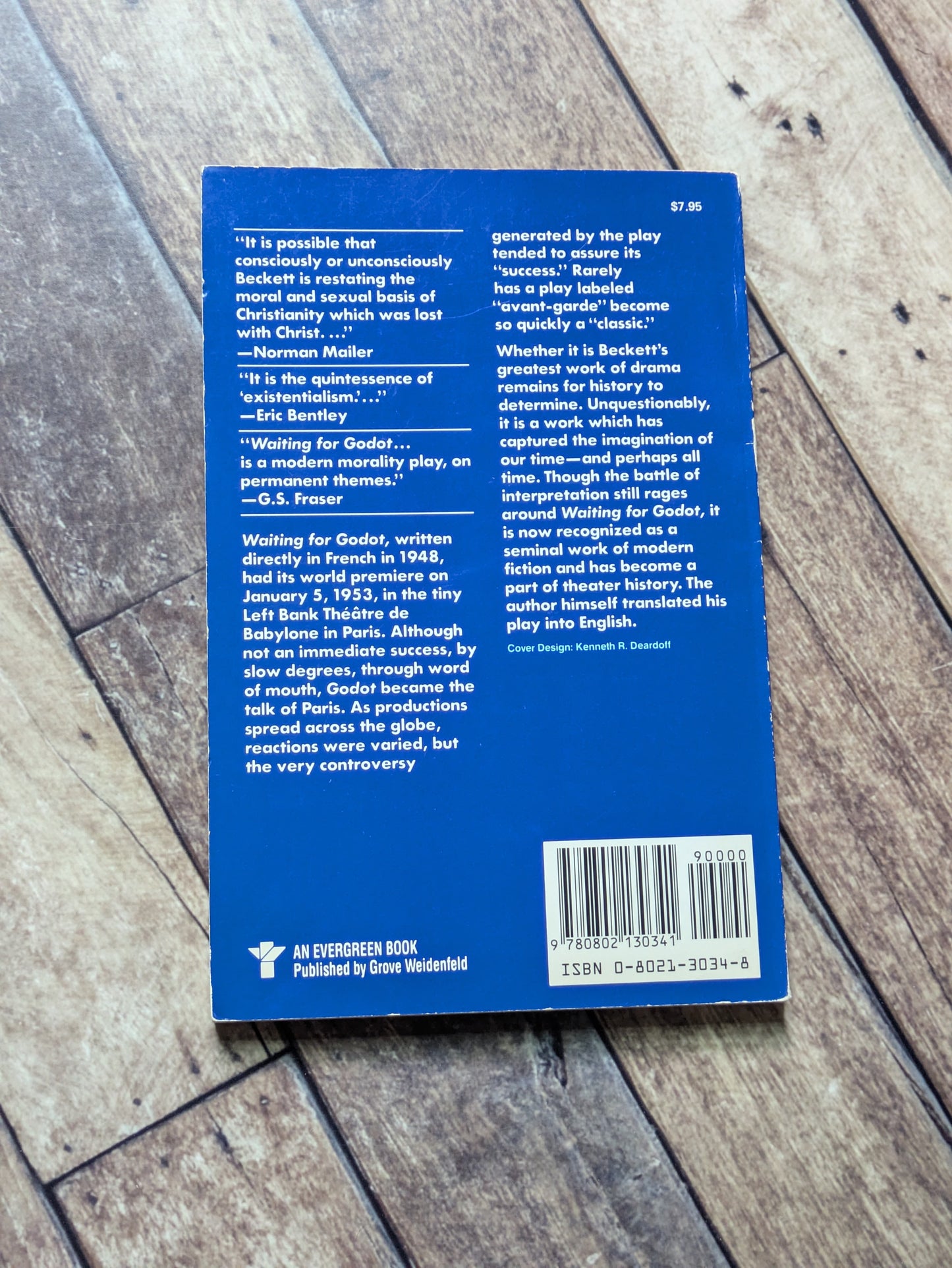 Waiting for Godot (Theatrical Play Script) by Samuel Beckett - Vintage Paperback