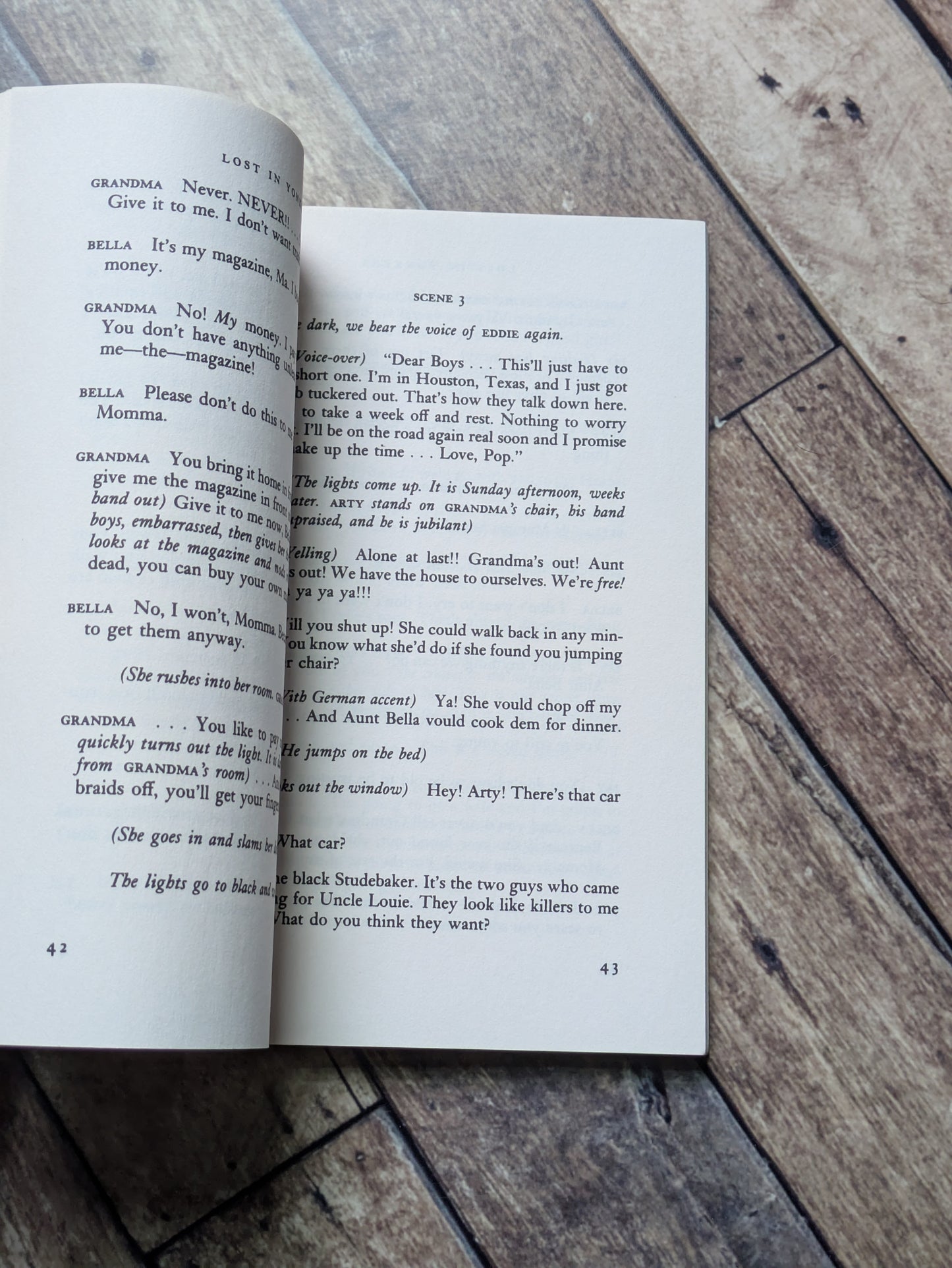 Lost in Yonkers (Theatrical Play Script) by Neil Simon