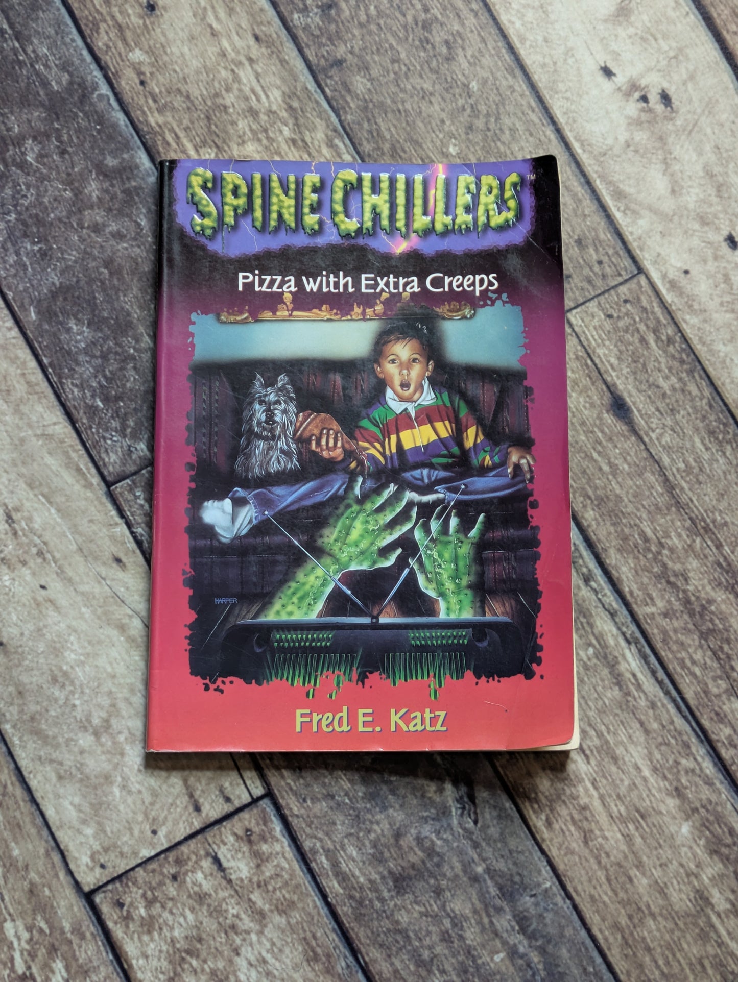 Pizza With Extra Creeps (Spinechillers Mysteries #4) by Fred E. Katz - Vintage Paperback