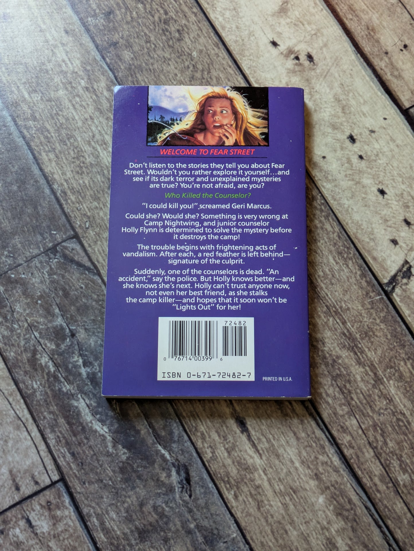 Lights Out (Fear Street #12) by R.L. Stine - Vintage Paperback