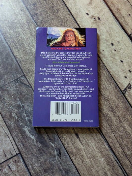 Lights Out (Fear Street #12) by R.L. Stine - Vintage Paperback