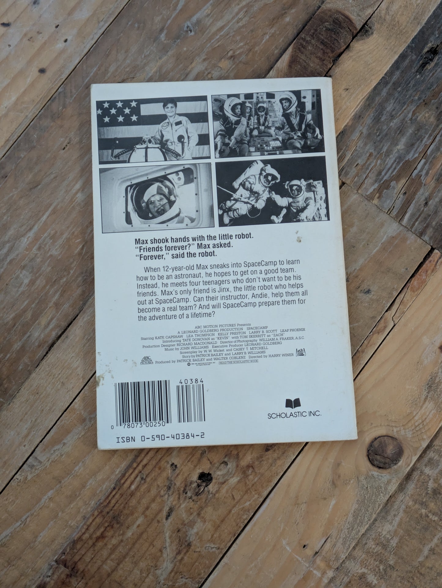Space Camp: The Movie (Tie-In Novelization) by B.B. Hiller - Vintage Paperback
