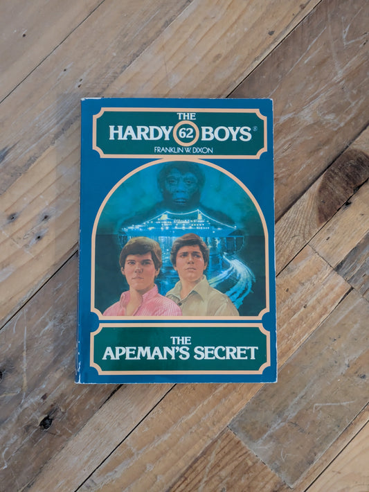 Apeman's Secret, The (The Hardy Boys #62) by Franklin W. Dixon - Vintage Paperback
