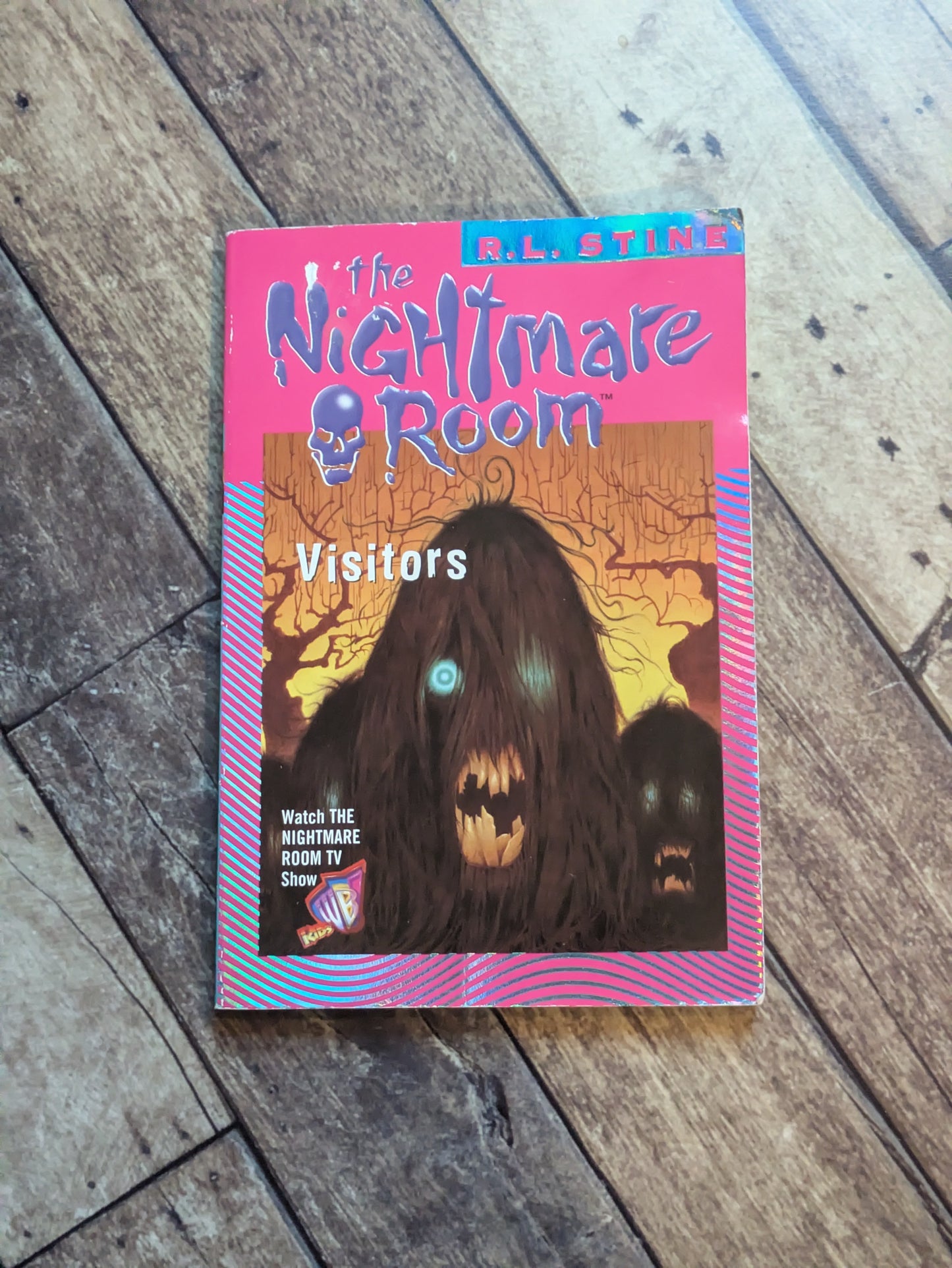 Visitors (The Nightmare Room #12) by R.L. Stine - Rare Vintage Paperback